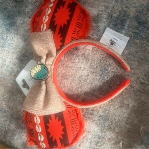 loungefly moana ears headband nwt